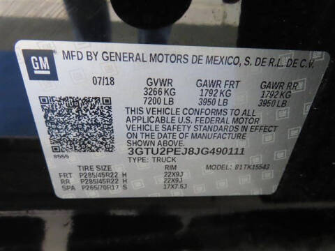 2018 GMC Sierra 1500