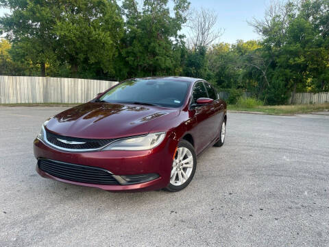 2016 Chrysler 200 for sale at Hatimi Auto LLC in Buda TX