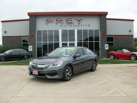 2017 Honda Accord for sale at Frey Automotive in Muskego WI