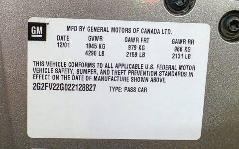 2002 Pontiac Firebird