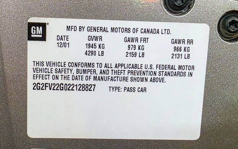 2002 Pontiac Firebird