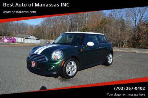 2012 MINI Cooper Hardtop for sale at Best Auto of Manassas INC in Manassas VA