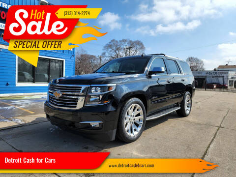 2016 Chevrolet Tahoe for sale at Detroit Cash for Cars in Warren MI