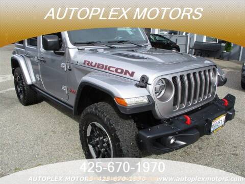 2018 Jeep Wrangler Unlimited for sale at Autoplex Motors in Lynnwood WA