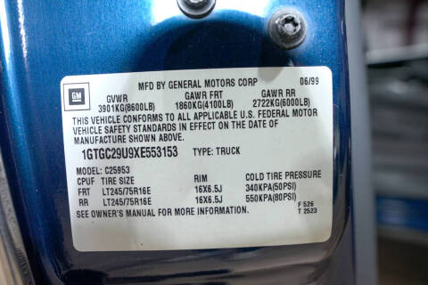 1999 GMC Sierra 2500 SLE