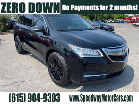 2016 Acura MDX for sale at Speedway Motors in Murfreesboro TN