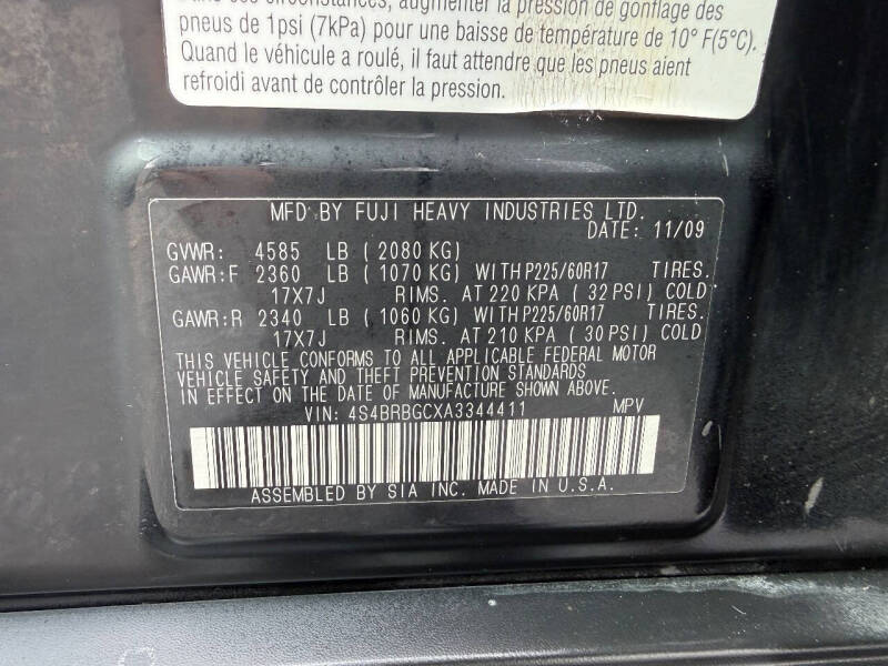 2010 Subaru Outback 2.5i Premium