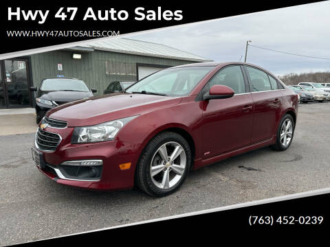 2015 Chevrolet Cruze for sale at Hwy 47 Auto Sales in Saint Francis MN
