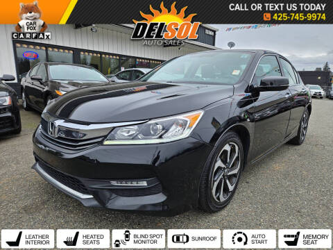 2016 Honda Accord for sale at Del Sol Auto Sales in Everett WA