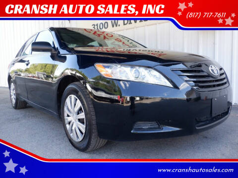 2009 Toyota Camry for sale at CRANSH AUTO SALES, INC in Arlington TX