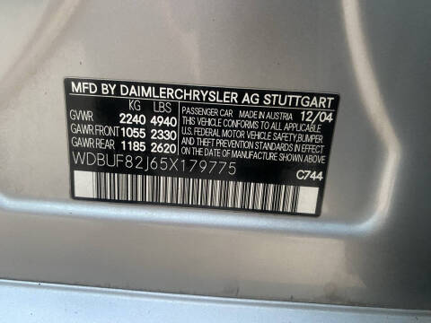 2005 Mercedes-Benz E-Class E 320 4MATIC