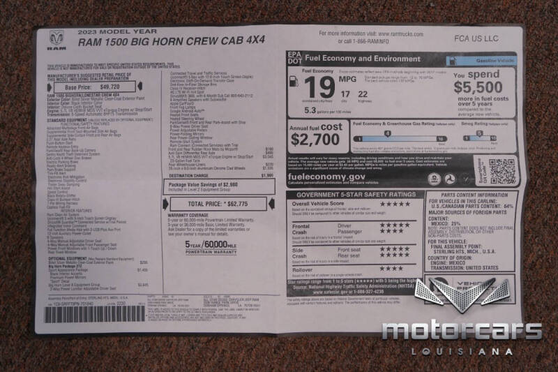 2023 RAM 1500 Big Horn