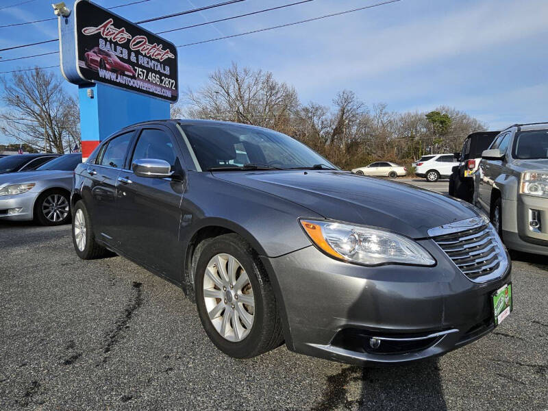 2013 Chrysler 200 for sale at Auto Outlet Sales and Rentals in Norfolk VA