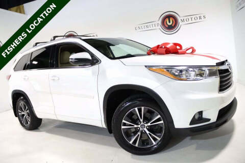 2016 Toyota Highlander for sale at Unlimited Motors in Fishers IN