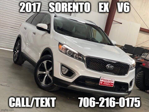 2017 Kia Sorento for sale at PRIMARY AUTO GROUP Jeep Wrangler Hummer Argo Sherp in Dawsonville GA
