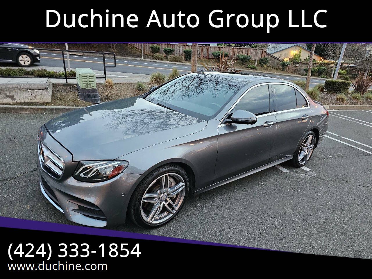 Gray 2017 Mercedes-Benz E-Class E 300 E 300 4dr Sedan 1