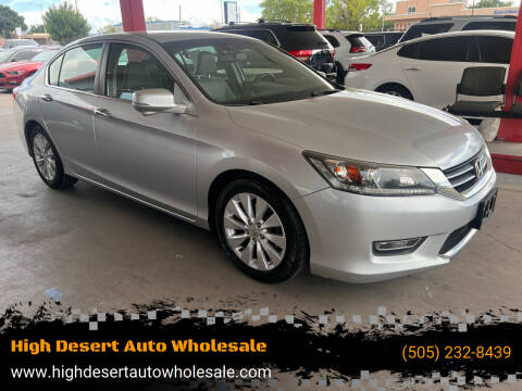 2013 Honda Accord for sale at High Desert Auto Wholesale in Albuquerque NM
