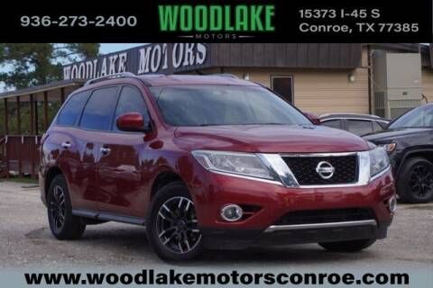 2016 Nissan Pathfinder for sale at WOODLAKE MOTORS in Conroe TX