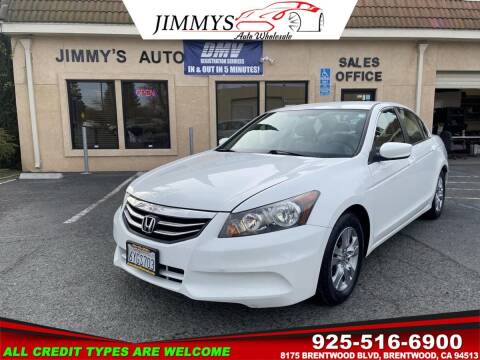 2012 Honda Accord for sale at JIMMY'S AUTO WHOLESALE in Brentwood CA