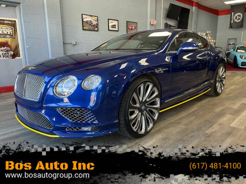 2013 Bentley Continental for sale at Bos Auto Inc in Quincy MA