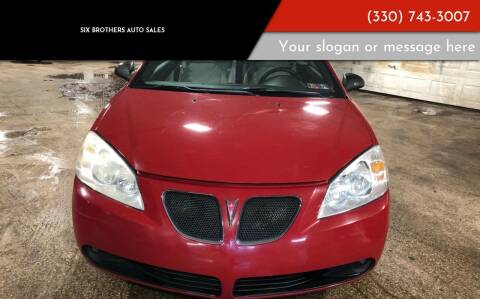 2007 Pontiac G6 for sale at Six Brothers Mega Lot in Youngstown OH