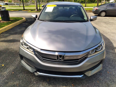 2017 Honda Accord for sale at P S AUTO ENTERPRISES INC in Miramar FL