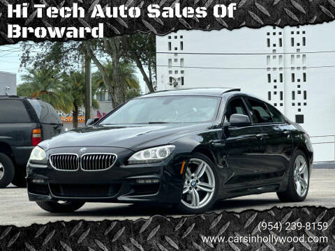 2015 BMW 6 Series for sale at Hi Tech Auto Sales Of Broward in Hollywood FL