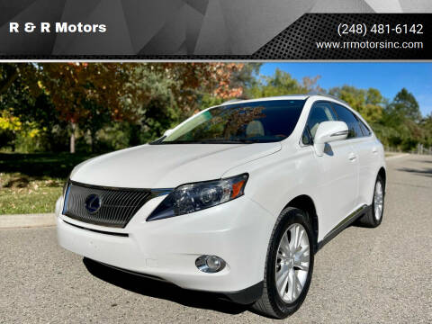 2010 Lexus RX 450h for sale at R & R Motors in Waterford MI