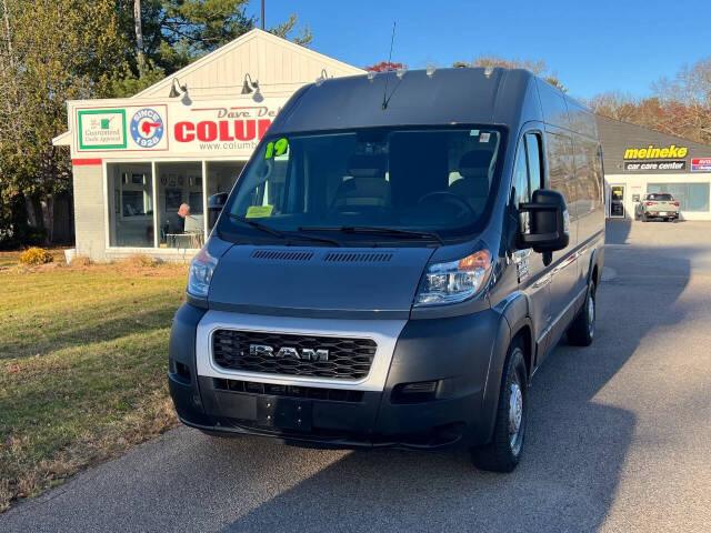 2019 Ram ProMaster for sale at Dave Delaney's Columbia Motors in Hanover, MA