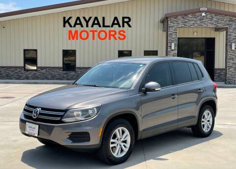 2014 Volkswagen Tiguan for sale at KAYALAR MOTORS SUPPORT CENTER in Houston TX