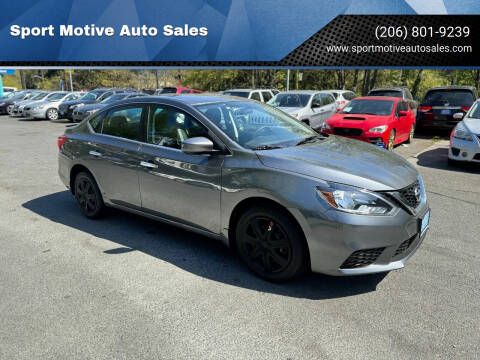 2017 Nissan Sentra for sale at Sport Motive Auto Sales in Seattle WA