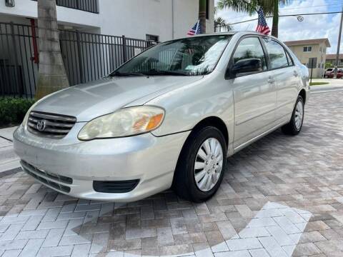 2003 Toyota Corolla for sale at McIntosh AUTO GROUP in Fort Lauderdale FL