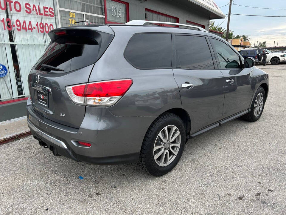 2016 Nissan Pathfinder for sale at SPENCER AUTO SALES in South Houston, TX