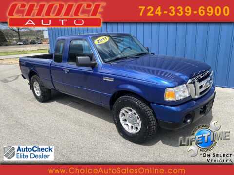 2011 Ford Ranger for sale at CHOICE AUTO SALES in Murrysville PA