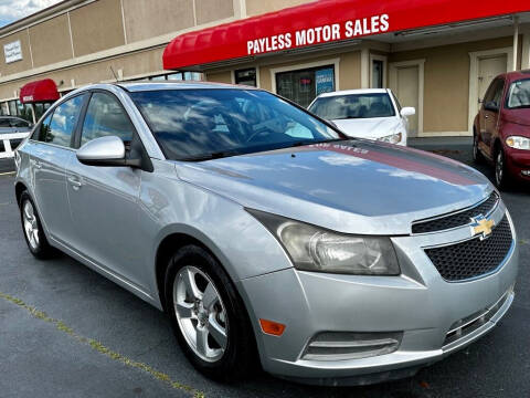 2014 Chevrolet Cruze for sale at Payless Motor Sales LLC in Burlington NC
