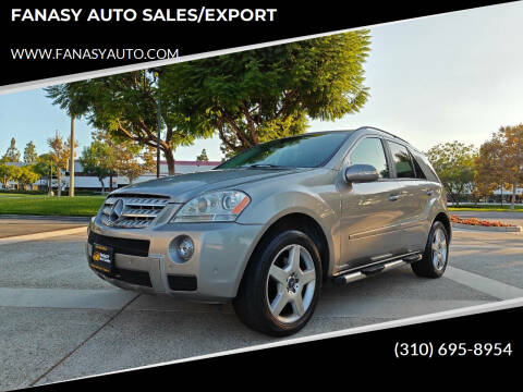 2006 Mercedes-Benz M-Class for sale at FANASY AUTO SALES/EXPORT in Yorba Linda CA