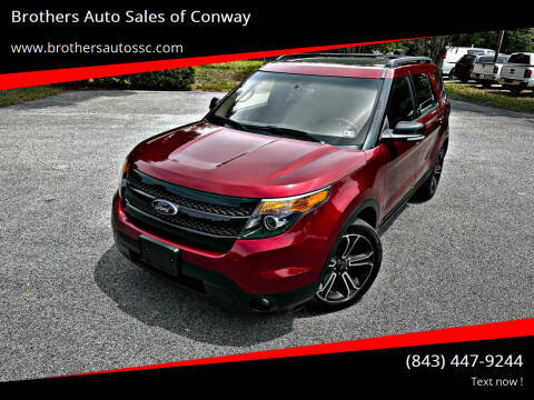 2015 Ford Explorer for sale at Brothers Auto Sales of Conway in Conway SC