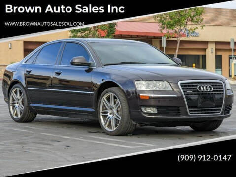 2009 Audi A8 for sale at Brown Auto Sales Inc in Upland CA
