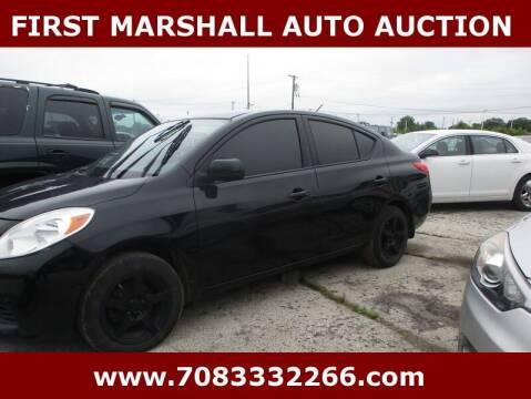 2012 Nissan Versa for sale at First Marshall Auto Auction in Harvey IL