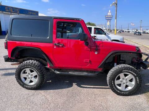2010 Jeep Wrangler for sale at WF AUTOMALL in Wichita Falls TX