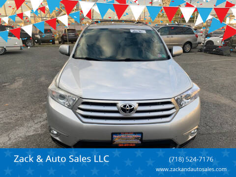 2012 Toyota Highlander for sale at Zack & Auto Sales LLC in Staten Island NY