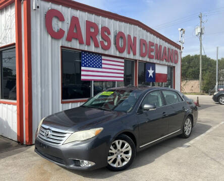 2011 Toyota Avalon for sale at Cars On Demand 2 in Pasadena TX