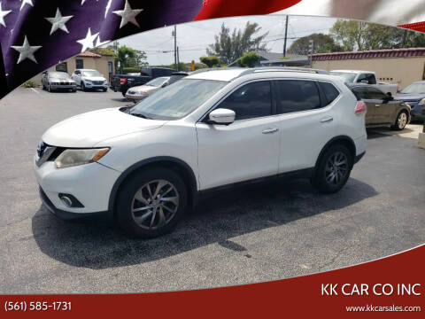 2015 Nissan Rogue for sale at KK Car Co Inc in Lake Worth FL