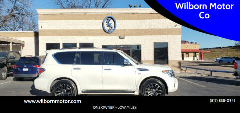 2019 Nissan Armada for sale at Wilborn Motor Co in Fort Worth TX