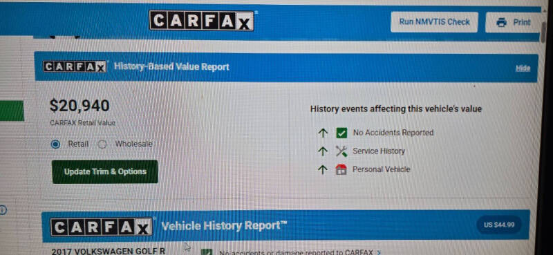 2017 Volkswagen Golf R 4Motion