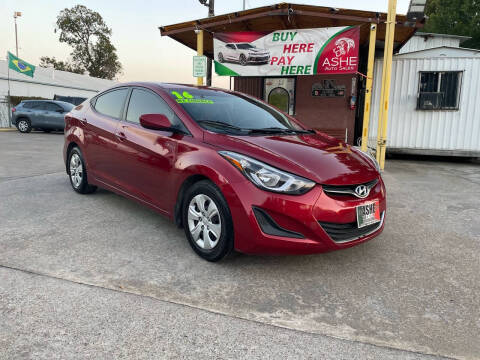 2016 Hyundai Elantra for sale at ASHE AUTO SALES WICHITA FALLS TX & ASHE AUTO SALES in Dallas TX