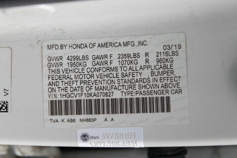 2019 Honda Accord LX