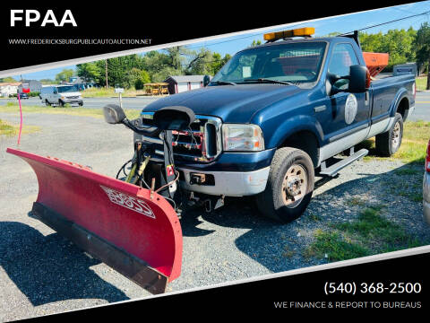 2005 Ford F-250 Super Duty for sale at FPAA in Fredericksburg VA