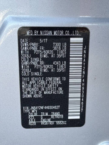 2017 Nissan Armada Platinum