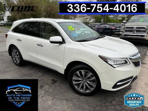 2015 Acura MDX for sale at Auto Network of the Triad in Walkertown NC